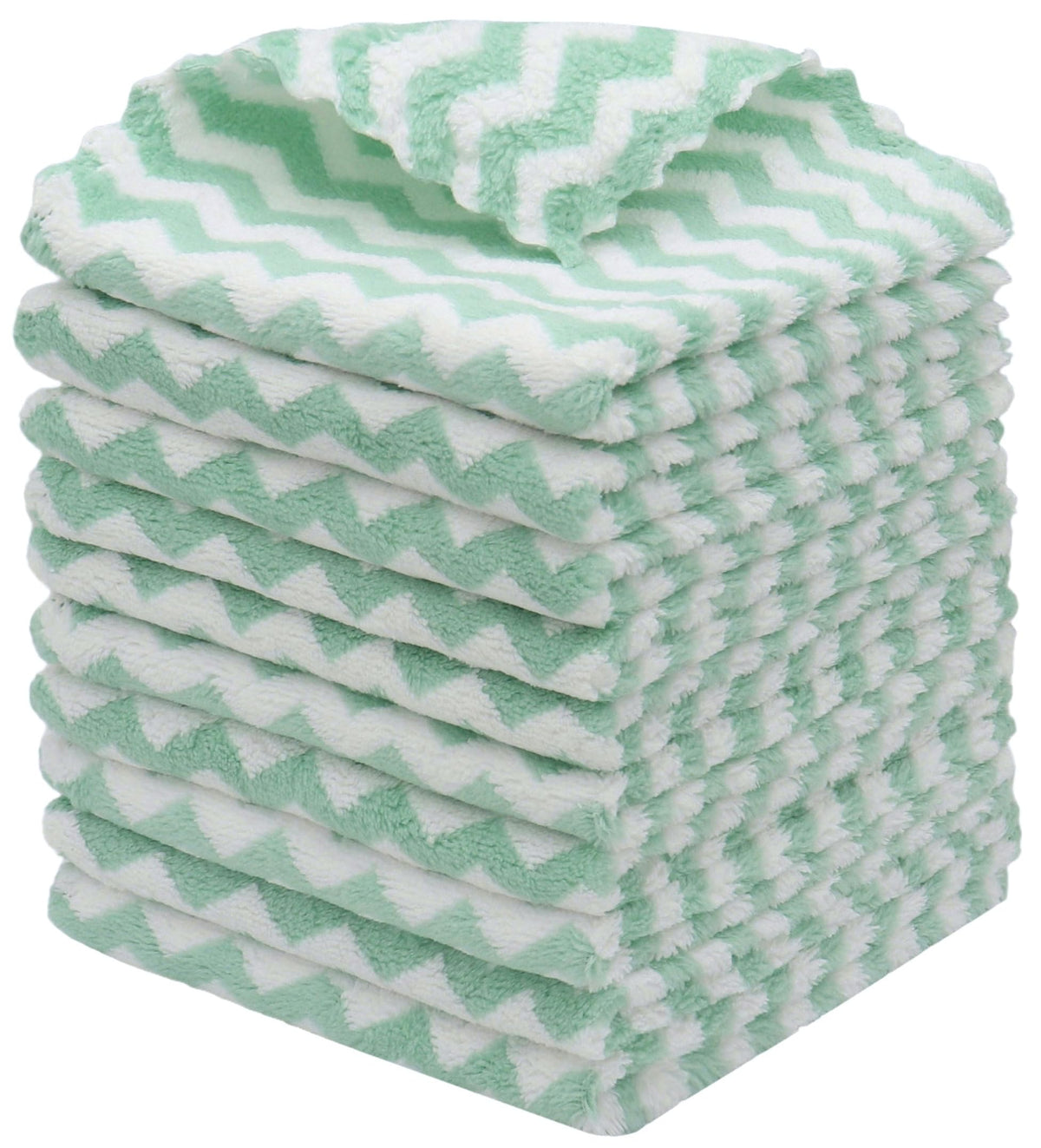 Microfiber Cleaning Cloth, 10 Pack Microfiber Rags,12”x12”,Mix Color