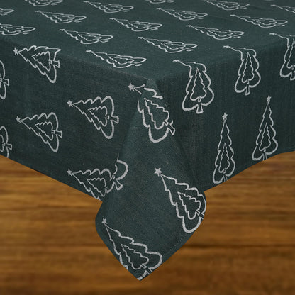 Urban Villa Tabletop Cover Kitchen Dining Tablecloth 100% Cotton Holiday Celebrations Wedding Dinner Parties White Rectangle 60X120 Inches 10-12 Seats Table Cloth