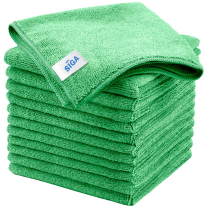 MR.SIGA Microfiber Cleaning Cloths, All Purpose Cleaning Towels, Pack of 6