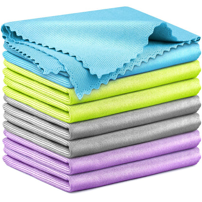 Airlab Glass Polishing Streak Free Miracle Cleaning Cloth, Silver-Green