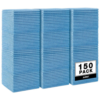AIDEA Microfiber Cleaning Cloth Pink 10PK, Microfiber Towels 12×12"