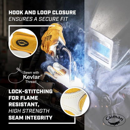 Caiman Kevlar-Seamed Multi-Task Welding Gloves 1828
