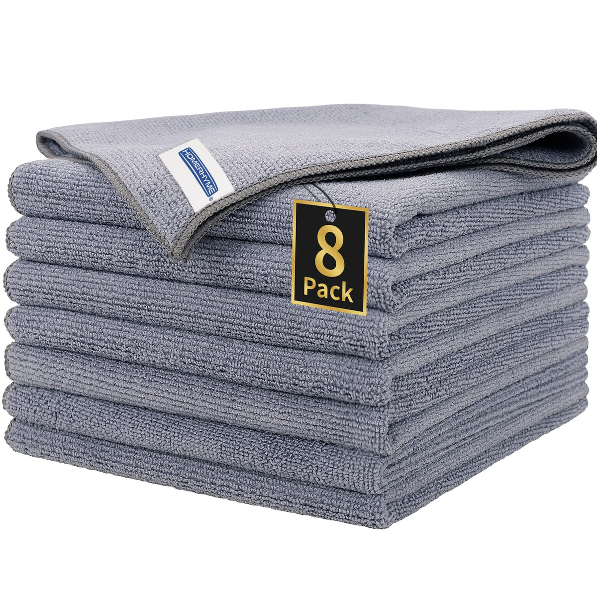 Microfiber Cleaning Cloth, 100 Pack Cleaning Rags Microfiber Towel Bulk Absorbent Lint-Free Wash Cloths, All-Purpose Shop Towels for Cars, Automotive, Garage, Home & Kitchen 11.5"*11.5"