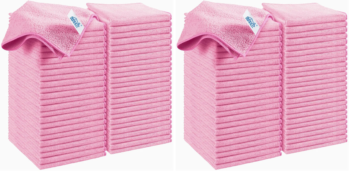 HOMEXCEL 8PK Microfiber Cleaning Cloth, Cleaning Rags for Home, 11.5x11.5in