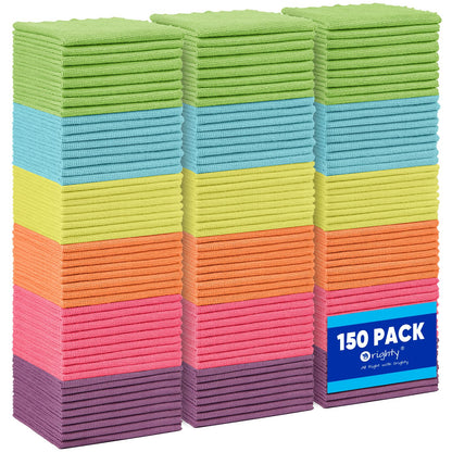 Orighty Microfiber Cleaning Cloth, Cleaning Rags, 12 Pack, 12x11 in