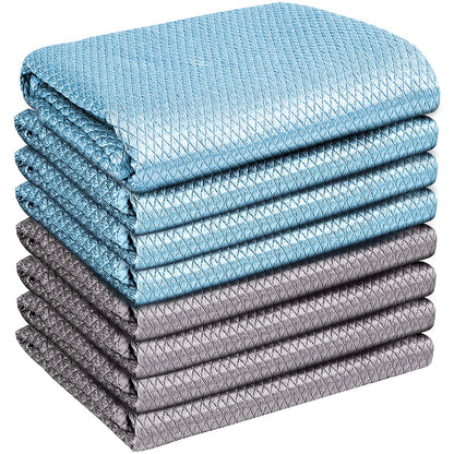 Airlab Glass Polishing Streak Free Miracle Cleaning Cloth, Silver-Green