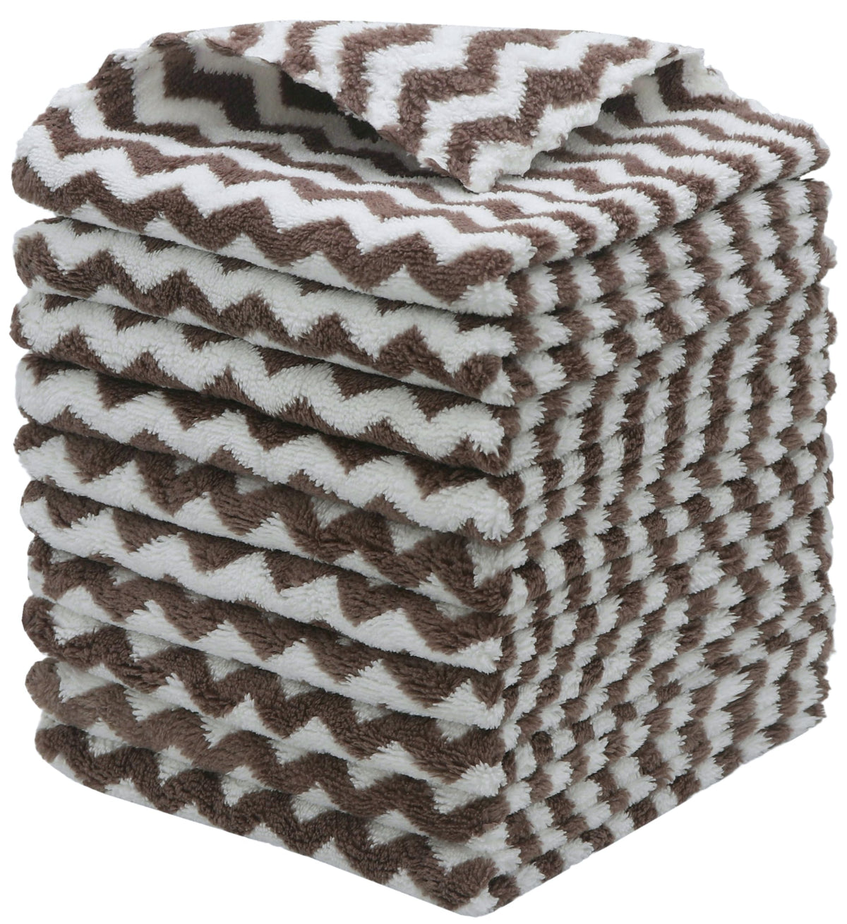 Microfiber Cleaning Cloth, 10 Pack Microfiber Rags,12”x12”,Mix Color